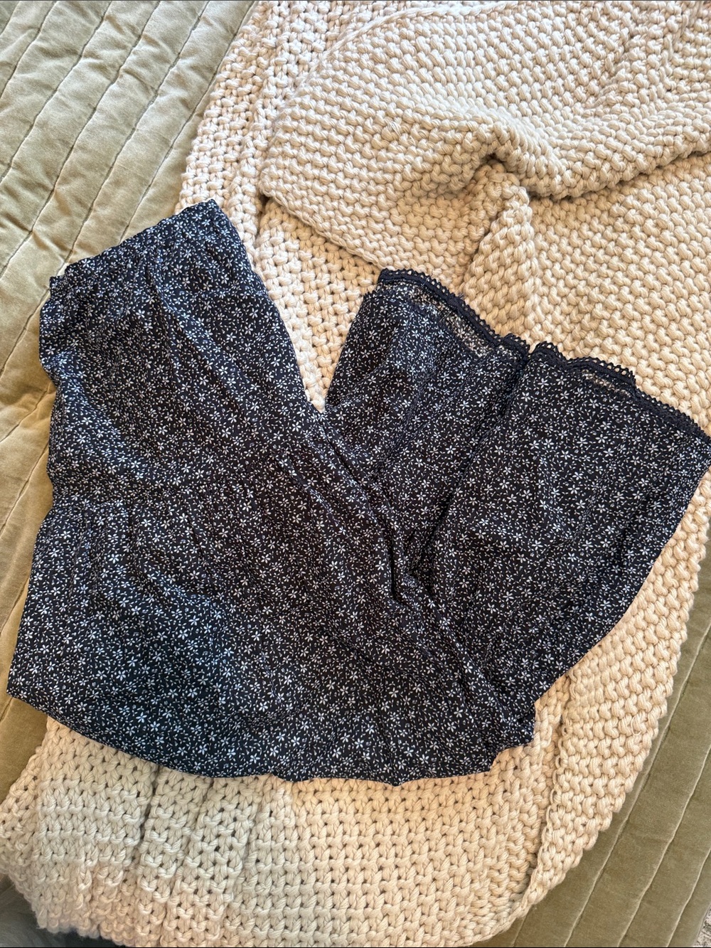 Universal Thread Navy Floral Maxi Skirt 100% cotton